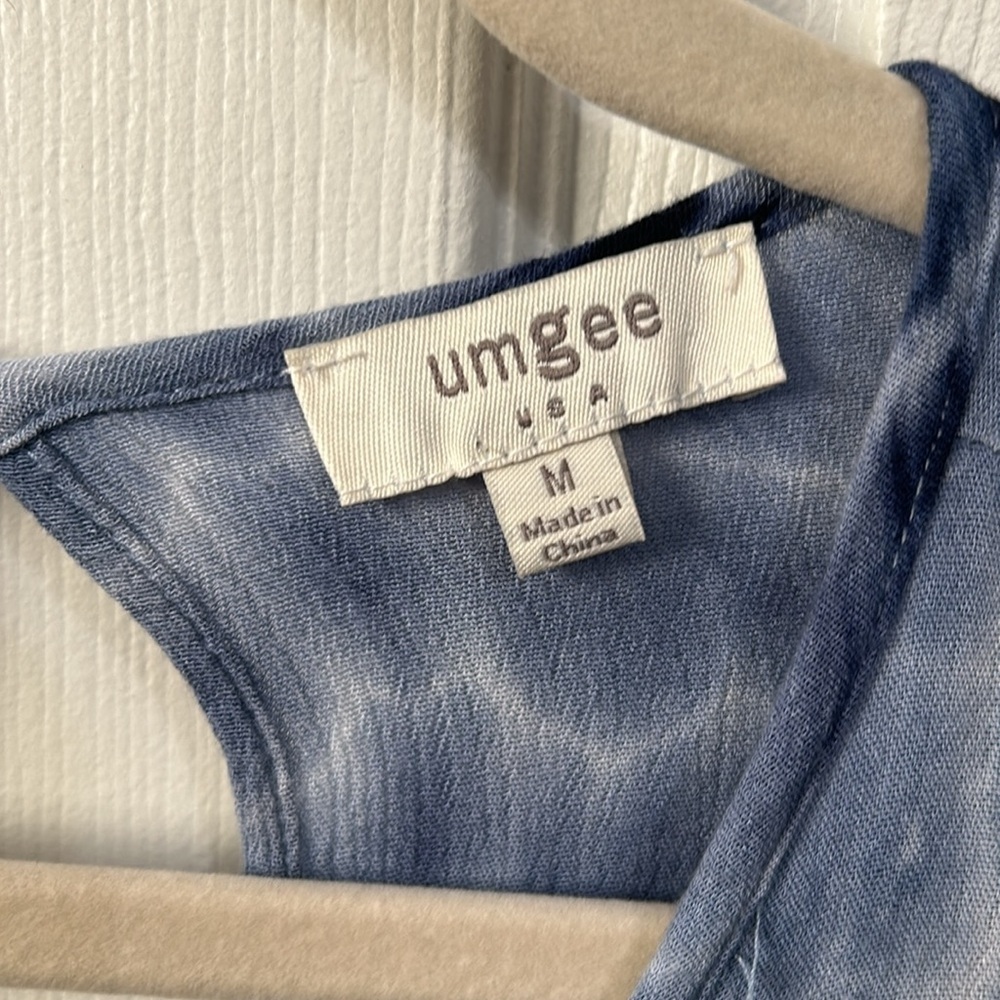 Umgee top. Oversized. 3/4 length sleeves. Blue. Size M. - Picture 4 of 9